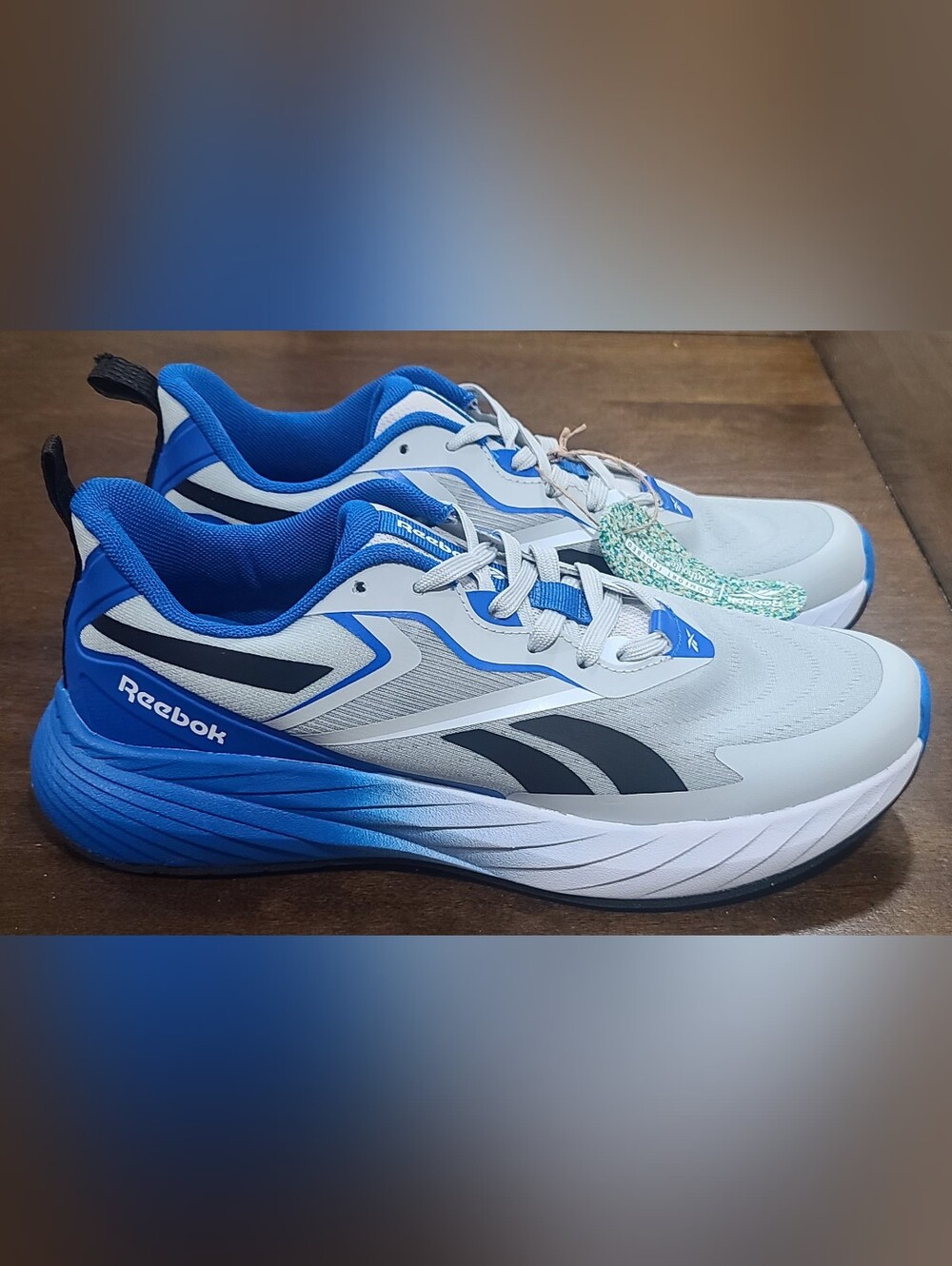 Reebok Verse Running Sneakers Misty Grey/Optimum Blue/Black Men's